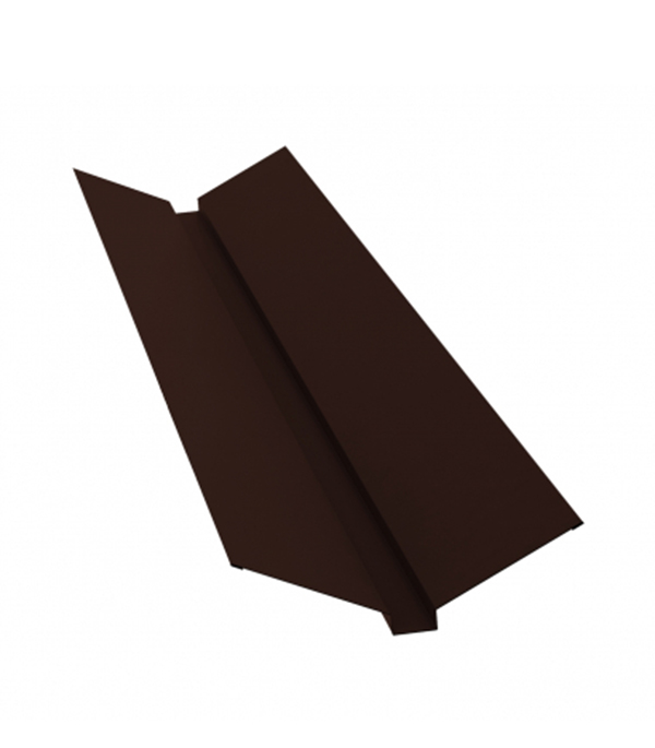 Ендова внешняя для металлочерепицы 2 м коричневая RAL 8017 — ☎ 8(812)984-04-27