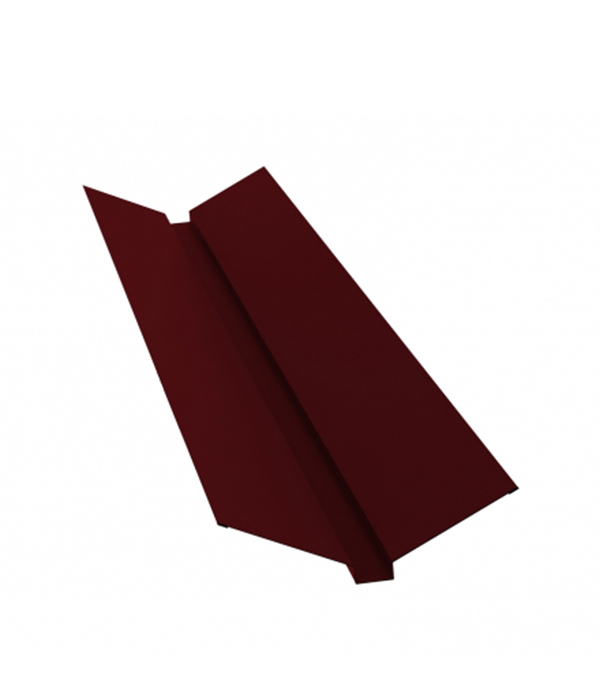 Ендова внешняя для металлочерепицы 2 м красная RAL 3009 — ☎ 8(812)984-04-27