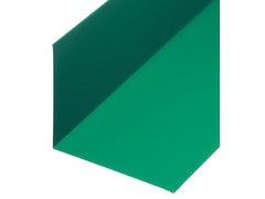 Планка примыкания для металлочерепицы 2 м зеленая RAL 6005