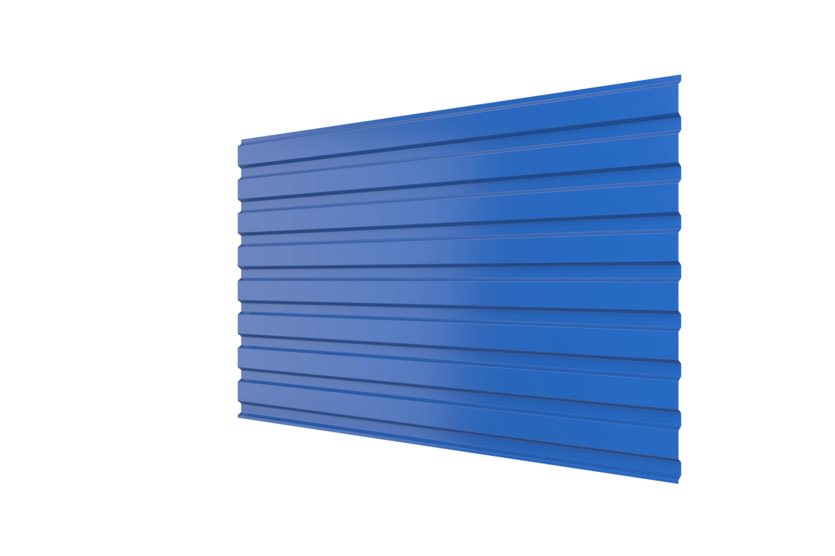 Профнастил С-8 1,20х2,00 м, толщина 0,33 мм синий — ☎ 8(812)984-04-27