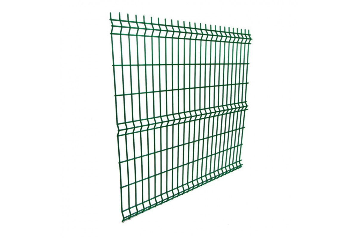 Сетка (секция) заборная 3D с полимер.покр.2,03х2,5м 3,8мм / 4 Р яч.55х200 мм зеленая — ☎ 8(812)984-04-27