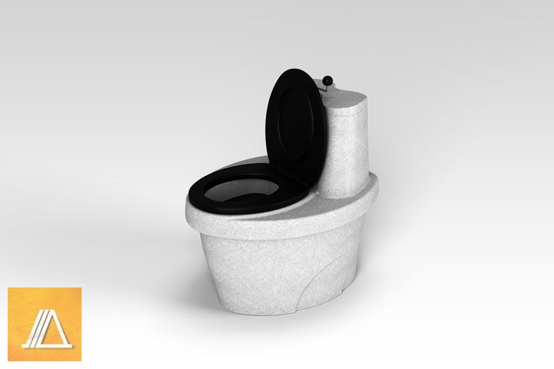 Туалет торфяной Rostok белый гранит — ☎ 8(812)984-04-27
