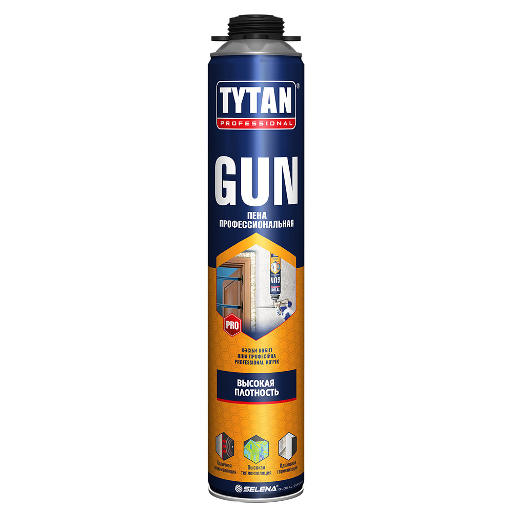 Пена монтажная профессиональная Tytan Gun летняя 750 мл — ☎ 8(812)984-04-27