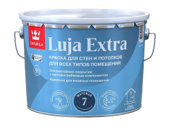 Краска водно-дисперсионная Tikkurila Luja Extra моющаяся белая основа А 9 л