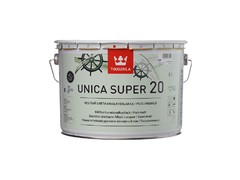 Лак алкидно-уретановый яхтный Tikkurila Unica Super 20 основа EP бесцветный 9 л полуматовый