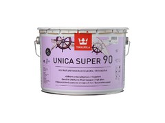Лак алкидно-уретановый яхтный Tikkurila Unica Super 90 основа EP бесцветный 9 л высокоглянцевый
