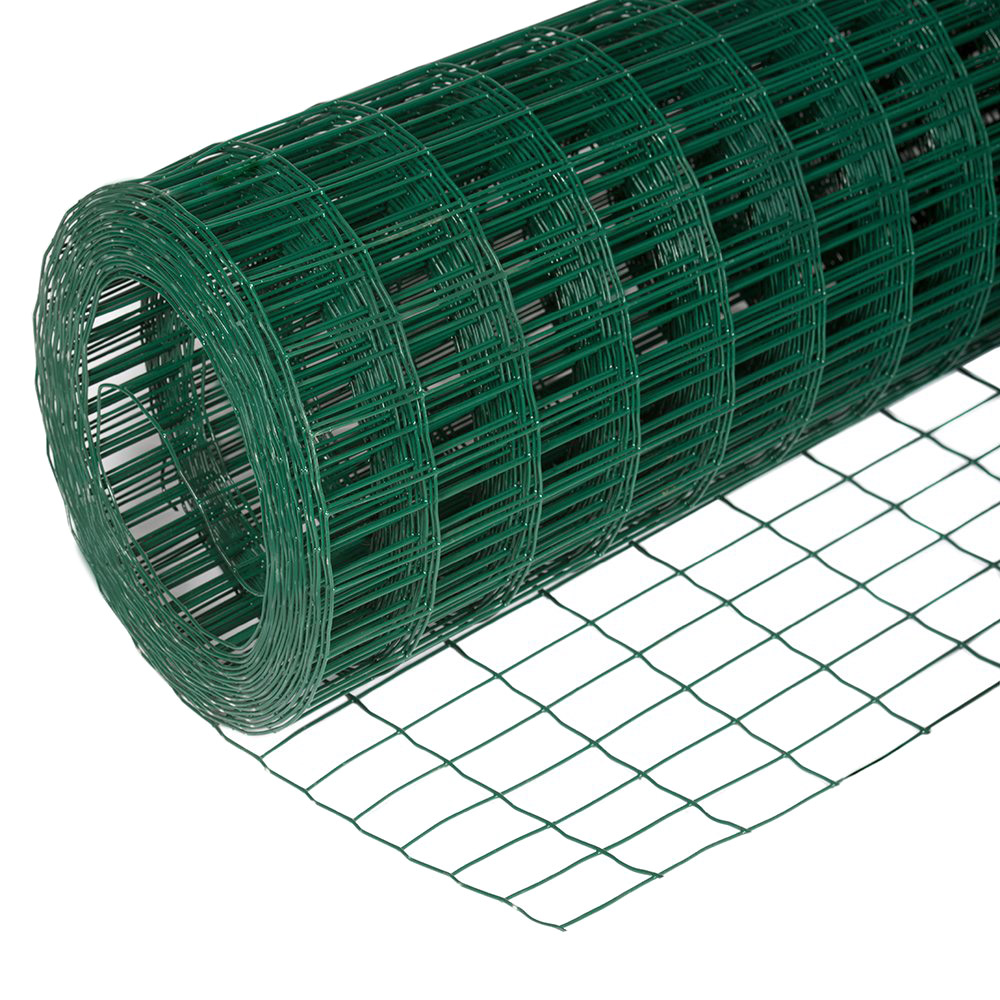 Сетка сварная с ПВХ покрытием 1,5х20 м, ячейка 50х50 мм зеленая — ☎ 8(812)984-04-27