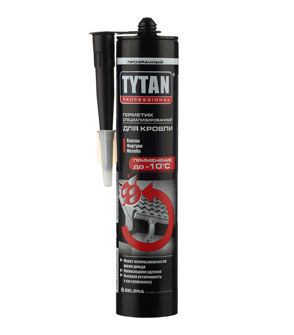 Герметик кровельный Tytan Professional прозрачный 310 мл — ☎ 8(812)984-04-27