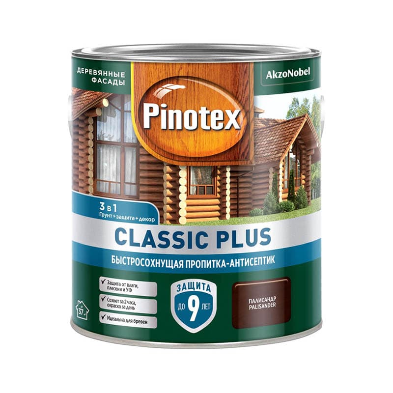 Пинотекс Classic Plus 3в1 антисептик Ель натуральная 2,5л — ☎ 8(812)984-04-27