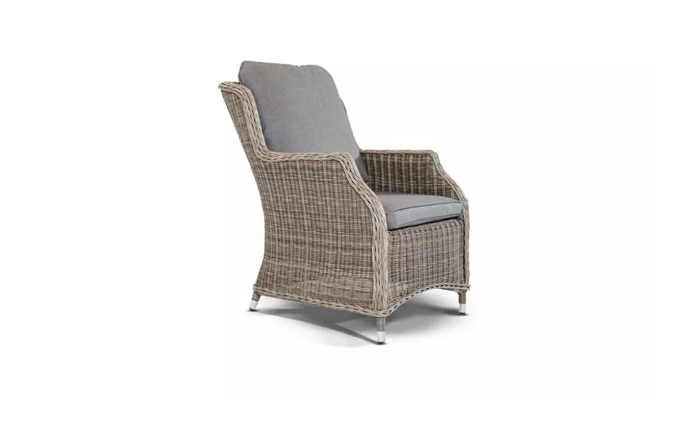 Неаполь плетеный стул из искусственного ротанга, цвет серо-соломенный — ☎ 8(812)984-04-27