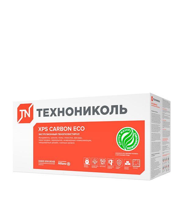 Экструдированный пенополистирол Технониколь Carbon Eco Г4 100х580х1180 мм — ☎ 8(812)984-04-27