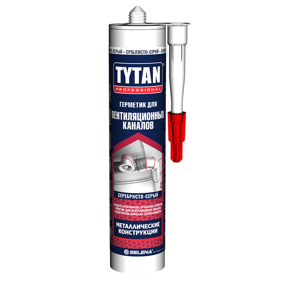 Герметик акриловый для вентиляционных каналов Tytan Professional серый 280 мл — ☎ 8(812)984-04-27